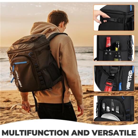 Backpack Cooler 36/54 Cans Insulated Waterproof Cooler Bag for 20 Hours - Picture 6 of 7